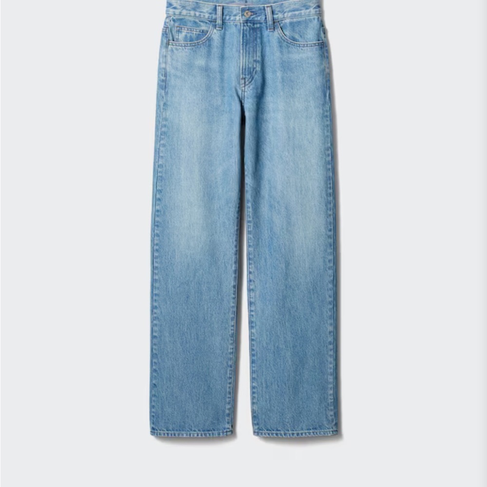 Light Blue JW Anderson for UNIQLO Straight-Leg Jeans
